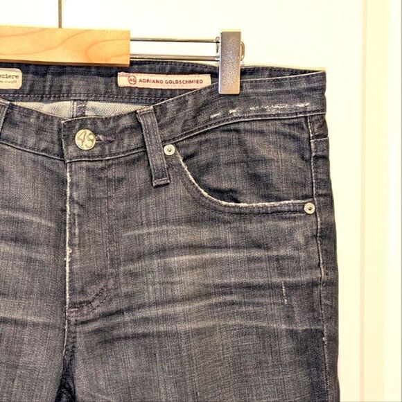 EUC Adriano Goldschmied 29R Premiere Skinny Straight Whiskered Grey Jeans - Picture 7 of 7